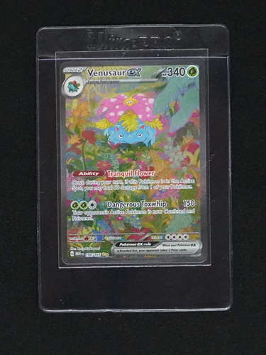 2023 Pokémon Scarlet & Violet #198 Venusaur ex Special Illustration Rare — front