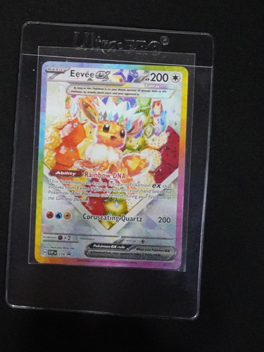 2022 Pokémon SV Black Star Promo #174 Eevee EX — front