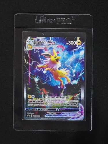 2021 Pokémon TCG Sword & Shield Black Star Promo #SWSH184 Jolteon VMAX — front