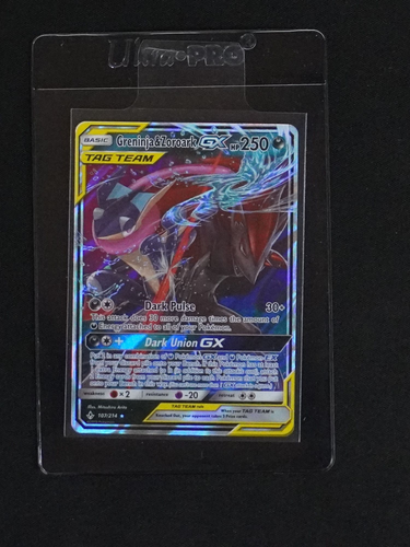 2019 Pokémon #072 Greninja & Zoroark GX — front