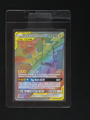 2018 Pokémon Sun & Moon #184 Pikachu & Zekrom GX — front