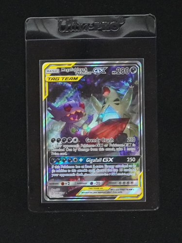 2019 Pokemon Sun & Moon #226 Mega Sableye & Tyranitar GX Unified Minds Full Art — front