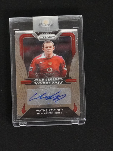 2020 Panini Prizm Premier League #WR Wayne Rooney Club Legends Signatures Auto — front