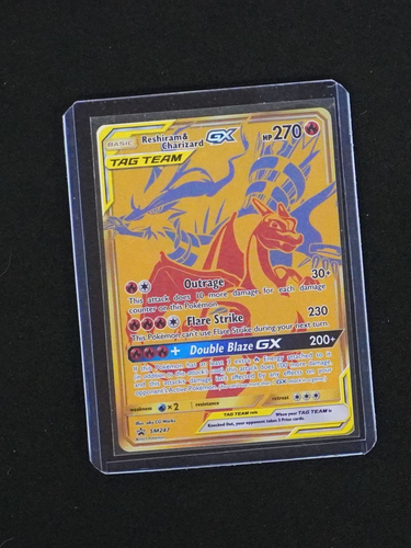2021 Pokémon TCG SM247 Reshiram & Charizard GX Tag Team — front