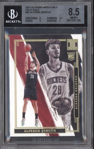 2021-22 Panini Impeccable #95 Alperen Sengun — front