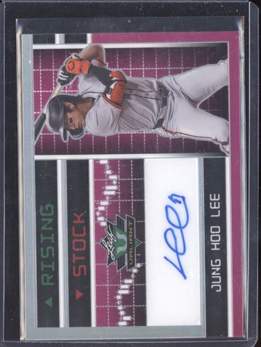 2023 Leaf Eclectic Valiant Rising Stock Auto #VRSKT1 Jung Hoo Lee — front