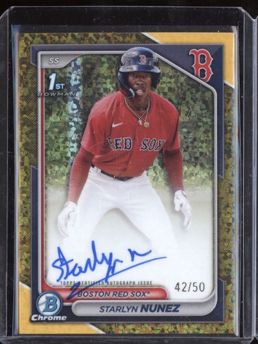 2024 Bowman Chrome 1st Bowman #CPA-SN Starlyn Nunez — front