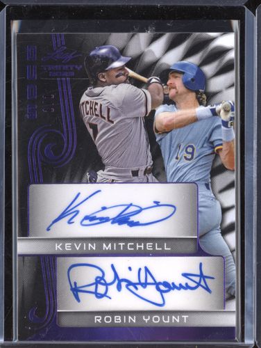 2023 Leaf Trinity Duos #DA-13 Kevin Mitchell & Robin Yount — front