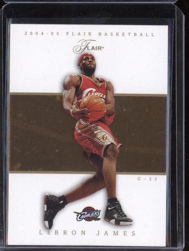 2004-05 Fleer Flair #35 LeBron James — front
