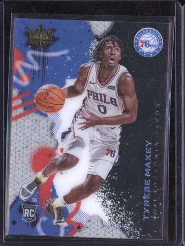 2020-21 Panini Court Kings Acetate Rookies #1 Tyrese Maxey — front