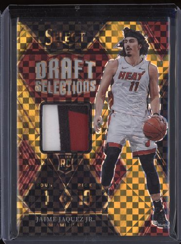 2022-23 Panini Select Draft Selections Memorabilia #DS-JJ Jaime Jaquez Jr. — front