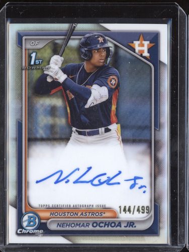 2024 Bowman Chrome #CPA-NOC Nehomar Ochoa Jr — front