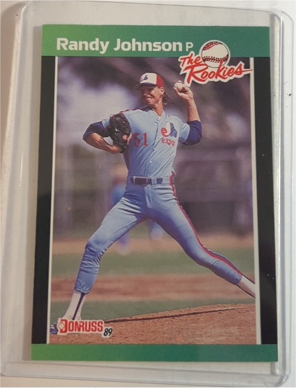 1989 Donruss The Rookies #43 Randy Johnson — front