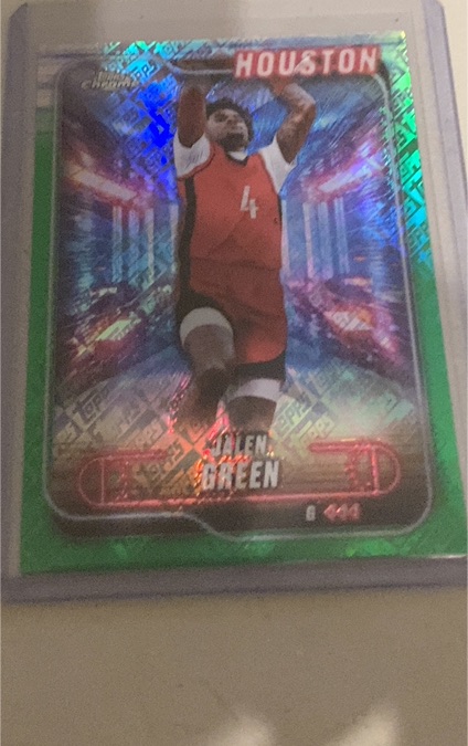 2024-25 Topps Chrome #199 Jalen Green — front