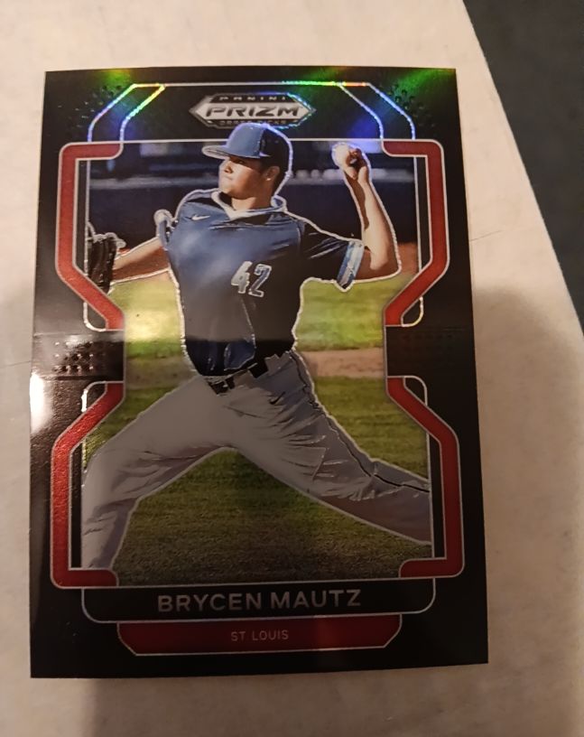 2022 Panini Prizm Draft Picks #PDP59 Brycen Mautz — front