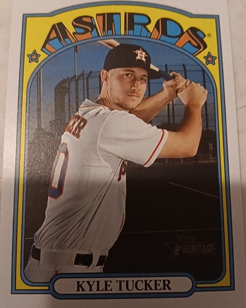 2021 Topps Heritage #111 Kyle Tucker — front