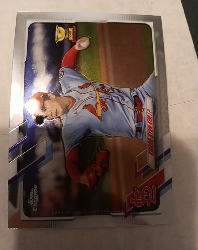 2021 Topps Chrome #153 Kwang-Hyun Kim — front