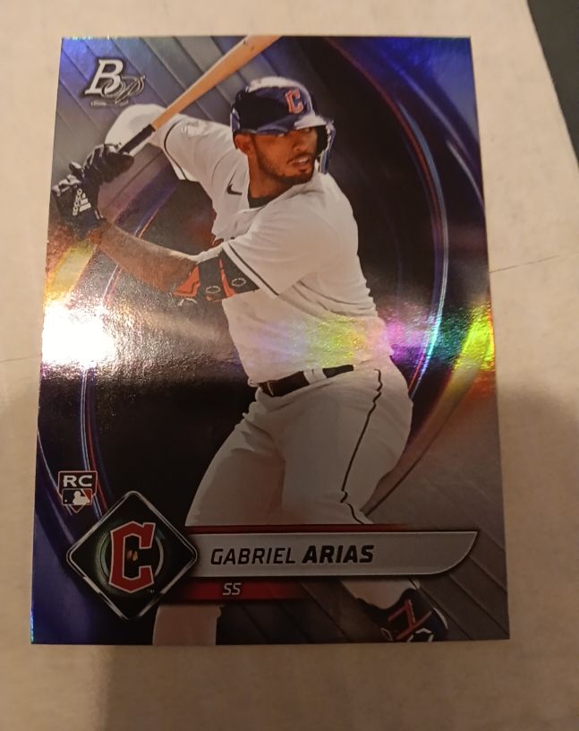 2022 Bowman Platinum #97 Gabriel Arias — front