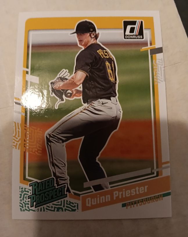 2023 Donruss #39 Quinn Priester Rated Prospect — front