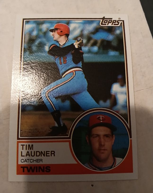 1983 Topps #529 Tim Laudner Minnesota Twins — front