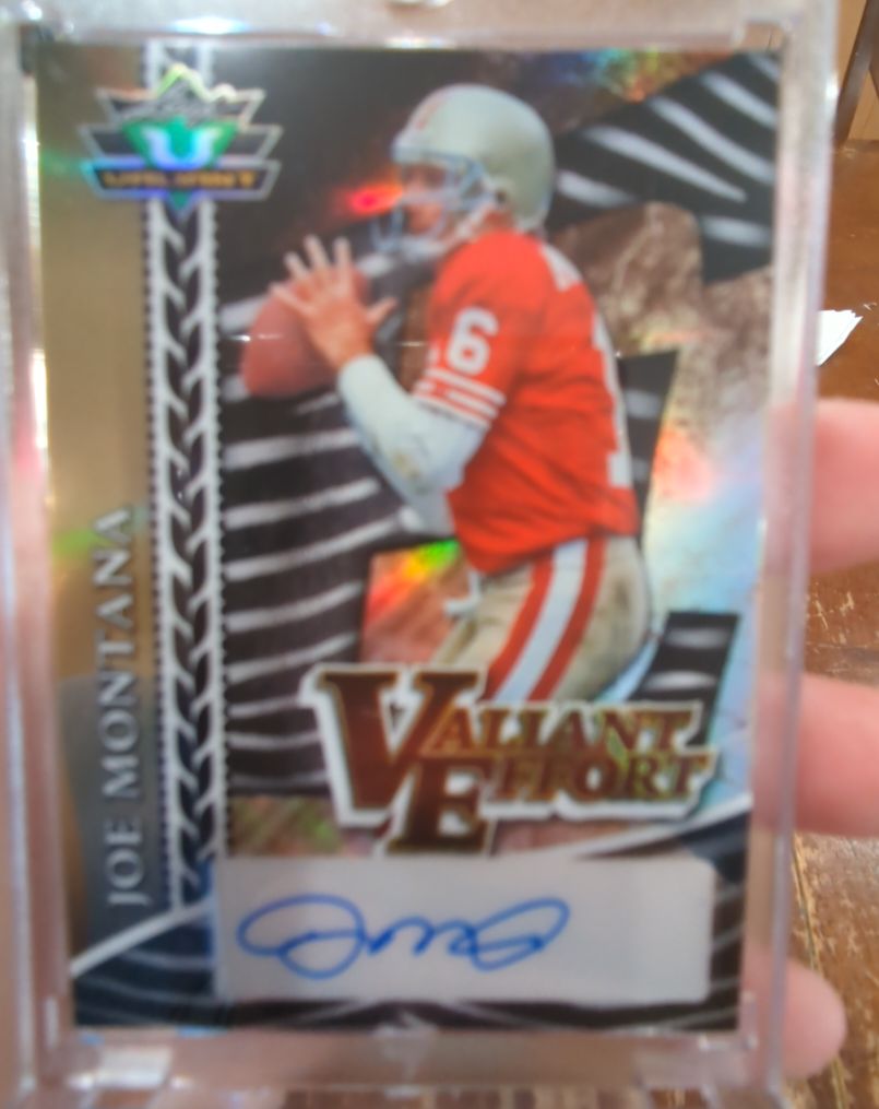 2024 Leaf Valiant Effort #VE-JM2 Joe Montana — front