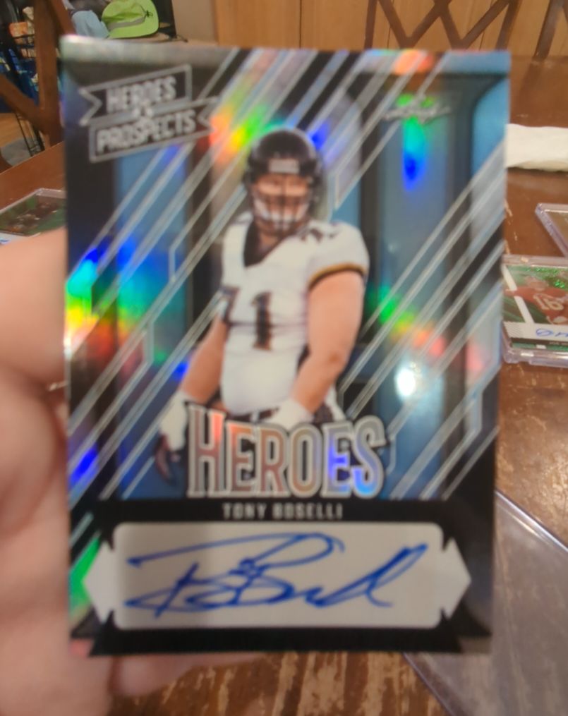 2024 Leaf Heroes & Prospects Tony Boselli — front