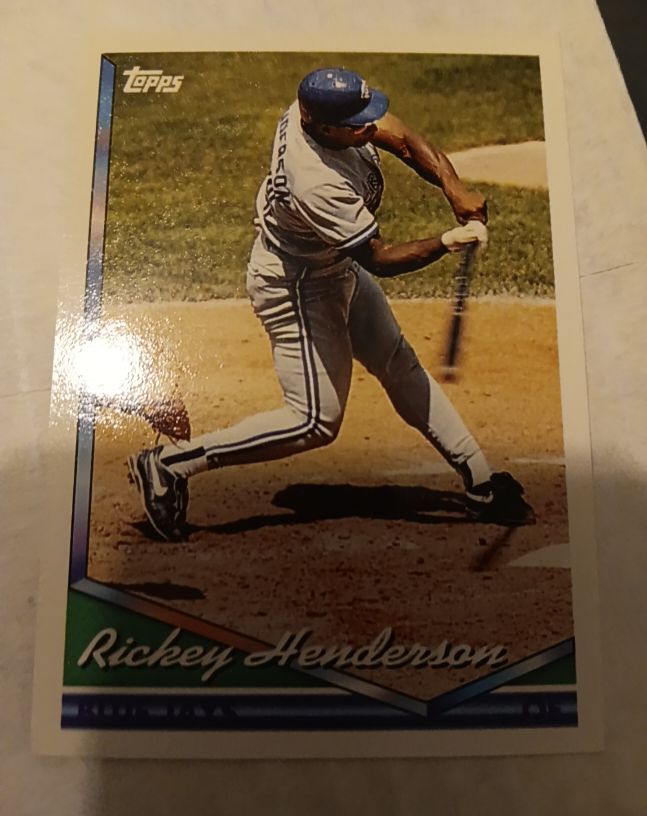1994 Topps #248 Rickey Henderson — front