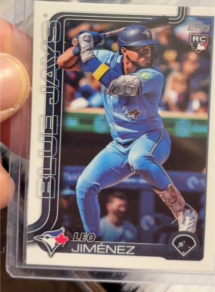 2025 Topps Chrome #276 Leo Jiménez — front