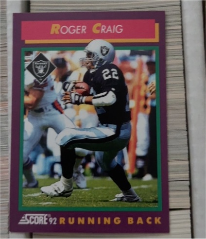 1992 Score #171 Roger Craig — front