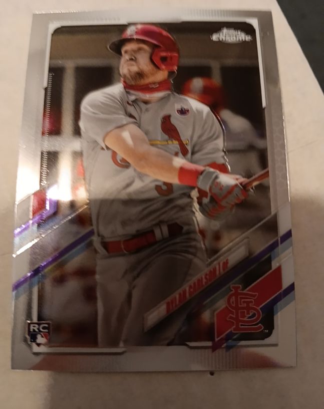 2021 Topps Chrome #285 Dylan Carlson — front