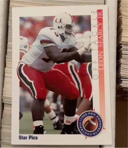 1992 Star Pics #68 Leon Searcy Jr. — front