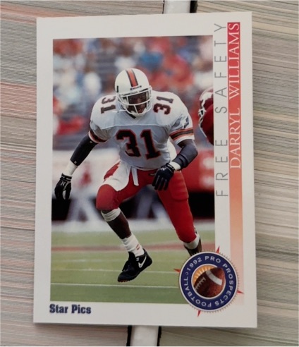 1992 Star Pics #31 Darryl Williams — front