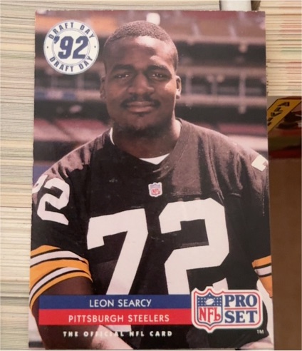 1992 Pro Set #31 Leon Searcy — front