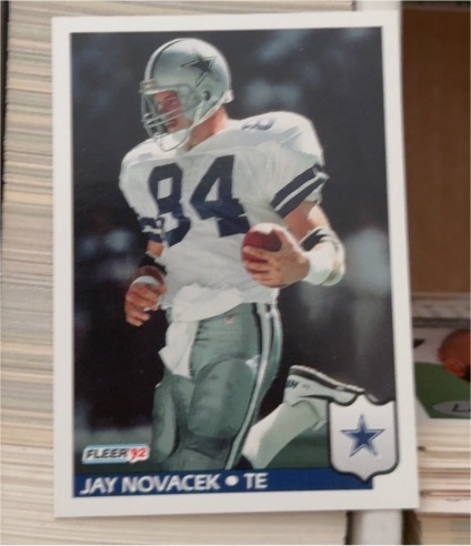 1992 Fleer #88 Jay Novacek — front