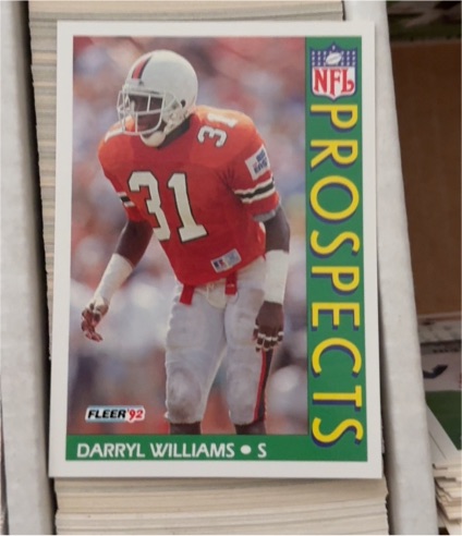 1992 Fleer Prospects #451 Darryl Williams — front