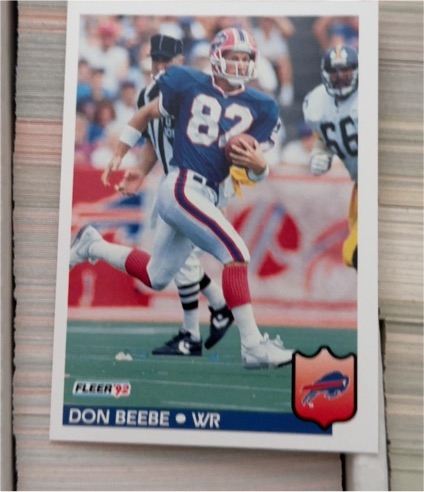 1992 Fleer #19 Don Beebe — front