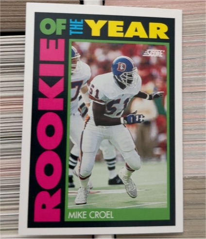1992 Score #521 Mike Croel — front