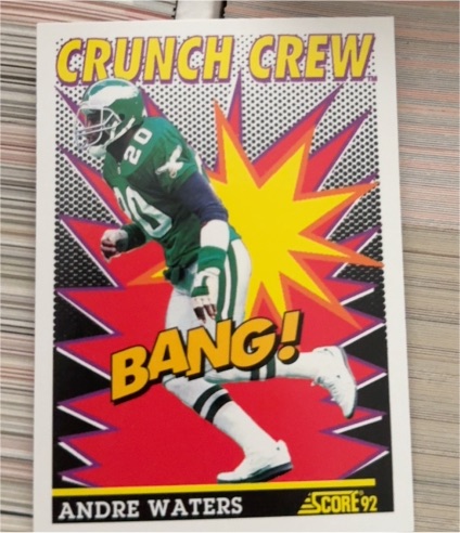 1992 Score #516 Andre Waters Crunch Crew — front