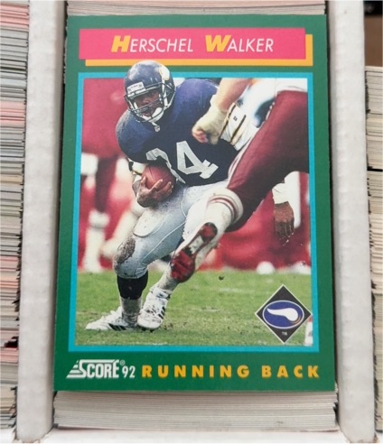 1992 Score #276 Herschel Walker — front