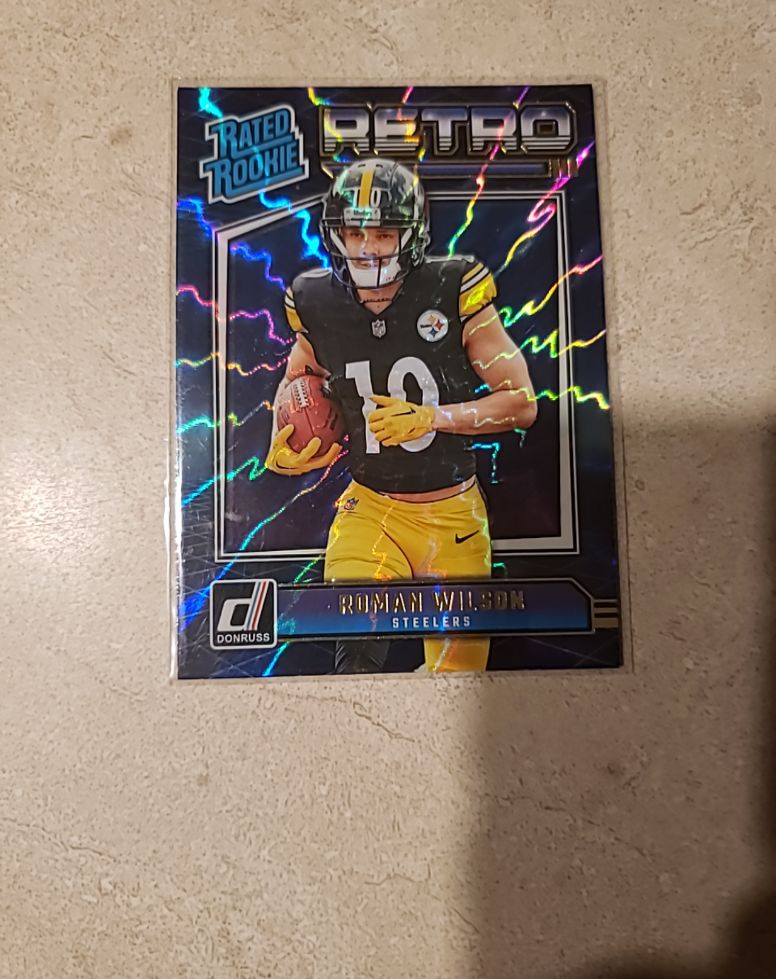 2024 Panini Donruss Retro Rated Rookie #18 Roman Wilson — front