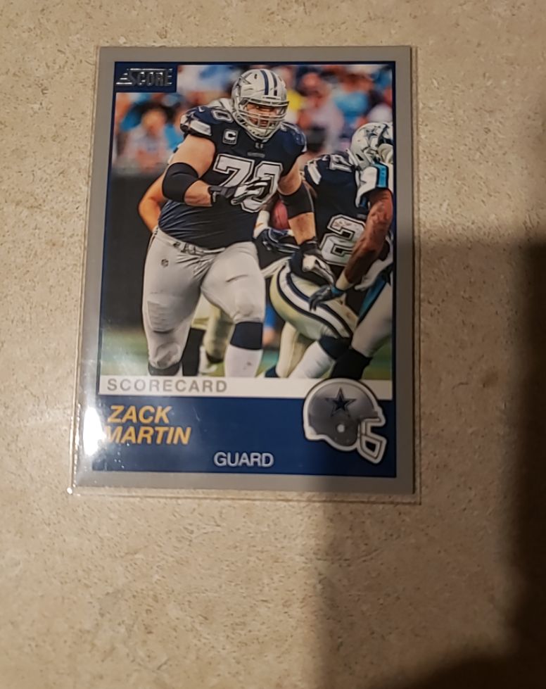 2019 Score #171 Zack Martin — front