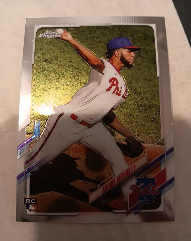 2021 Topps Chrome #120 Adonis Medina — front