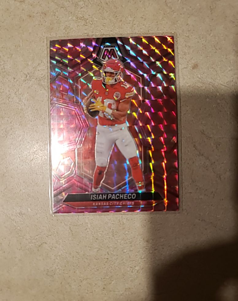 2024 Panini Mosaic #107 Isiah Pacheco — front