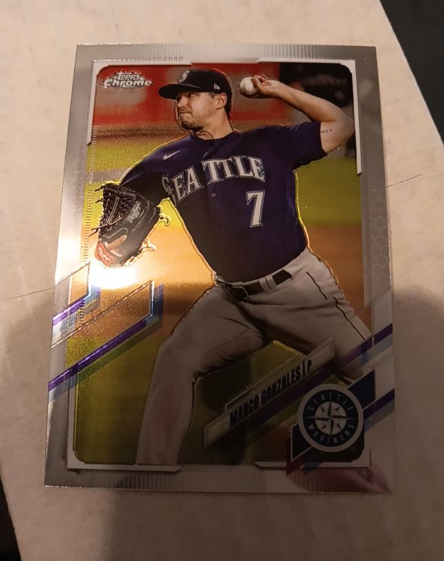 2021 Topps Chrome #152 Marco Gonzales — front
