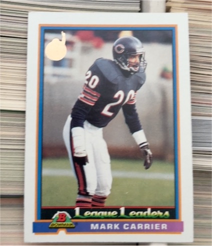 1991 Bowman #276 Mark Carrier — front