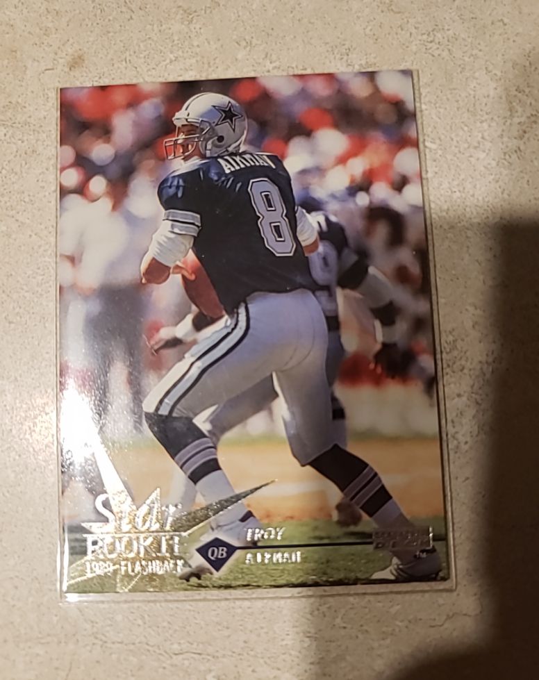 1997 Upper Deck Star Rookie Flashback #38 Troy Aikman — front