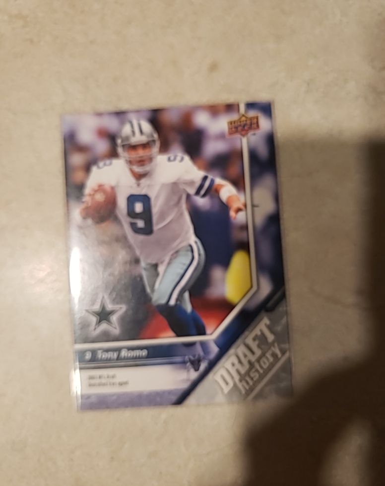 2009 Upper Deck Draft Edition Draft History #156 Tony Romo — front