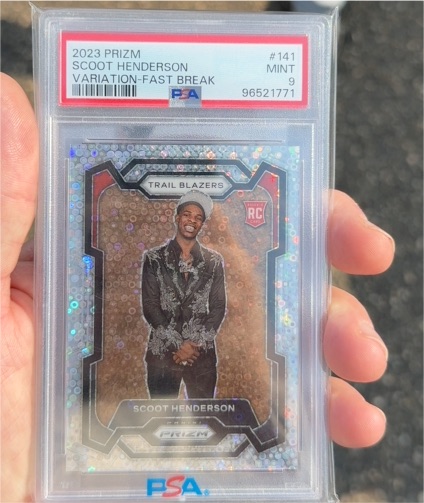 2023 Panini Prizm #141 Scoot Henderson Variation Fast Break — front
