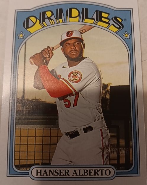 2021 Topps Heritage #127 Hanser Alberto — front