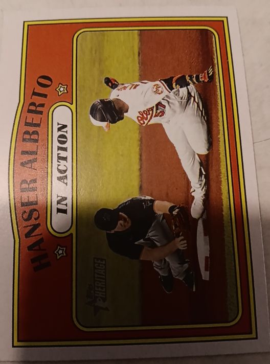 2021 Topps Heritage #128 Hanser Alberto — front